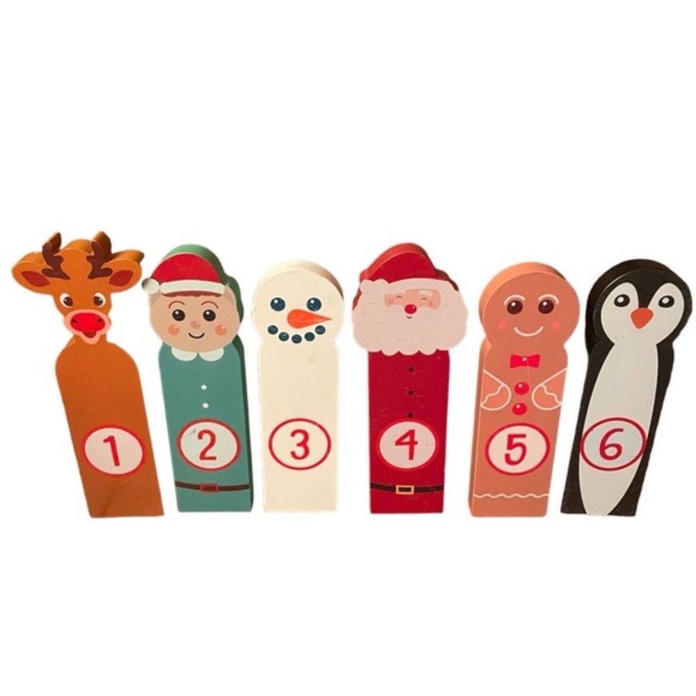 Professor Puzzle Wood Christmas Counting Game